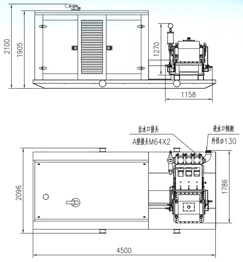 CBW-1500 Dimensiones