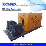 CBW-1500 Grabenlose Bau-Dieselmotor-Bohrschlammpumpe mit hohem Durchfluss für HDD-Projekt