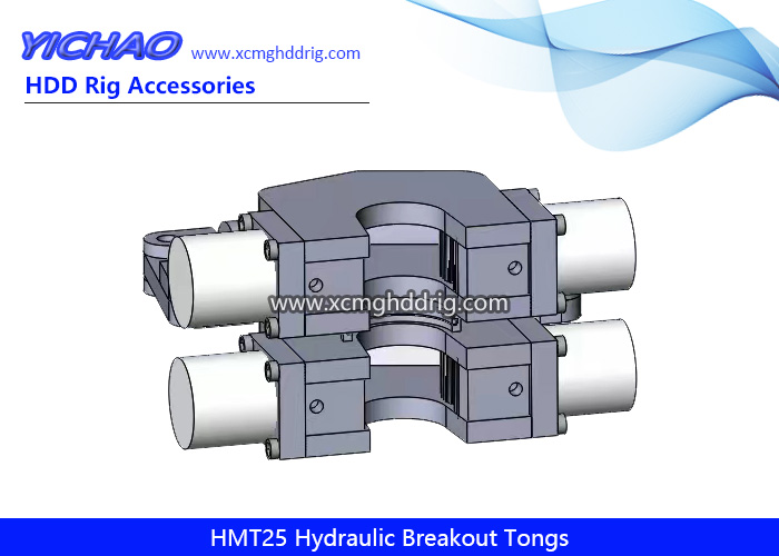 HMT25 Hydraulic Breakout Tongs Horizontal Directional Drill Pipe Shackle Tool