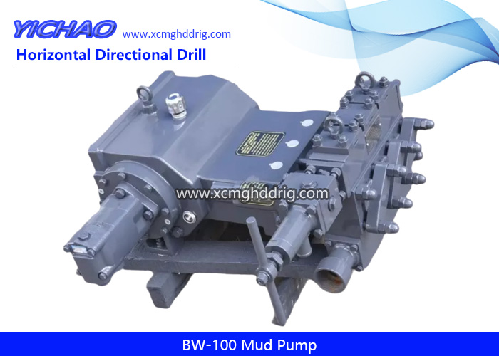 BW-100 Small Hydraulic Piston Mud Pump for 10ton HDD Drilling Machine