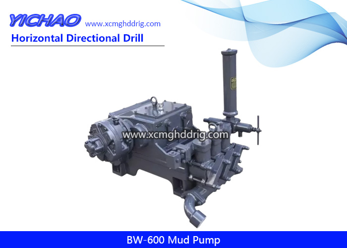BW-600 Reciprocating Mud Pump for 70ton Trenchless HDD Drill Rig