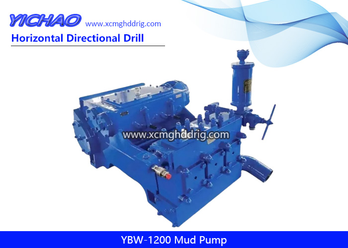 YBW-1200 Horizontal Piston Mud Pump for 150ton HDD Drilling Rig