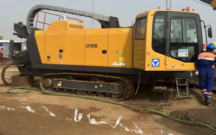 XCMG Horizontal Directional Drilling Rig for Underground Pipeline Construction Project Along the Coast of a Middle Eastern City