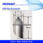 20mm/25mm/30mm/32mm/Art1/Art2 Horizental Directional Drilling Machine Back Reamer Welding Cutting/Drilling Teeth