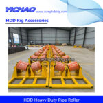 10/15ton Bearing Capacity Heavy Duty Pipe/Tube/Rod Roller for HDD Machine Rods Support