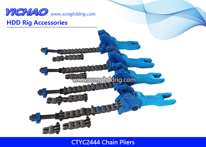 CTYC2444 High Torque Hydraulic Breakout Tongs Plate Chain Pliers for HDD/Well Drilling