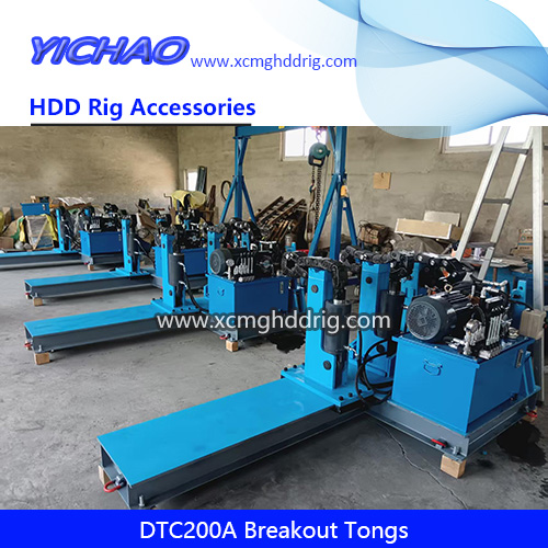 DTC200A HDD Drill Pipe/Rods Hydraulic Power Wrenches Breakout Tongs