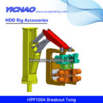 HPP100A Hydraulic Power Clamp High Torque HDD Drilling Pipe/Rods Breakout Tong