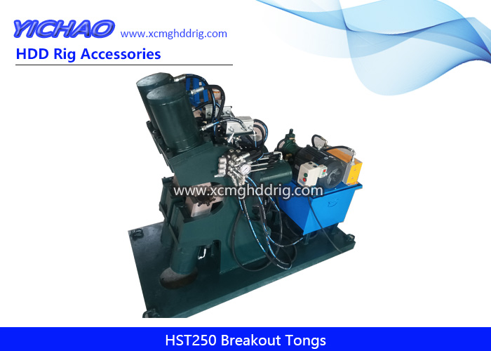 HST250 HDD Shackle Trenchless Drilling Rig Pipe Hydraulic Wrench Tool Breakout Tongs